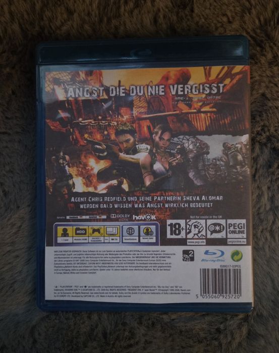 Resident evil 5  - PlayStation 3 Ang