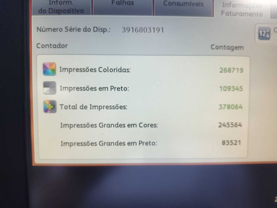 Impressora Xerox C60 + lote de consumiveis