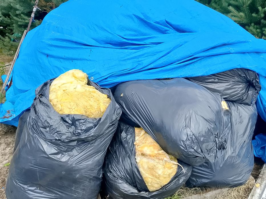 Wełna mineralna z demontażu