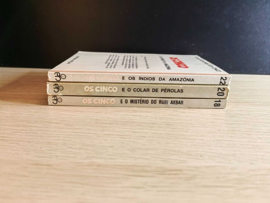 Lote 3 Livros "Novas Aventuras dos Cinco" (Vintage)