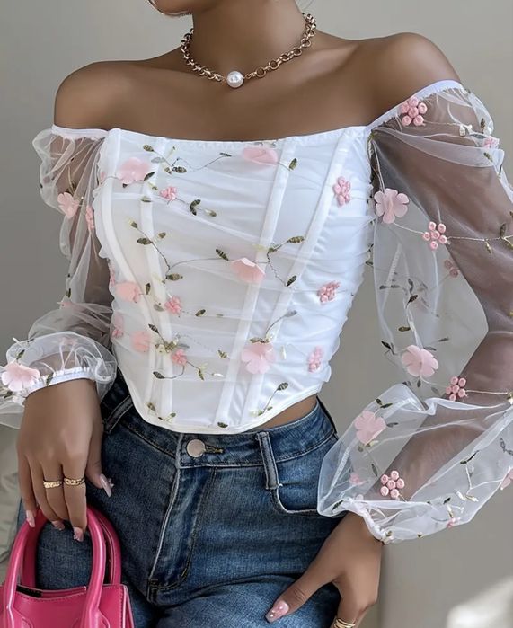 Жіночий корсет, жіноча блуза