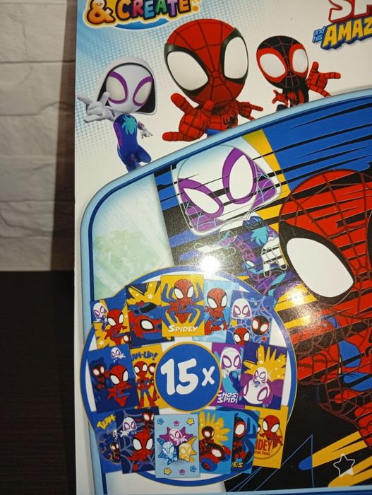 Spidey marvel wydrapywanka zdrapka - 15 kartek
