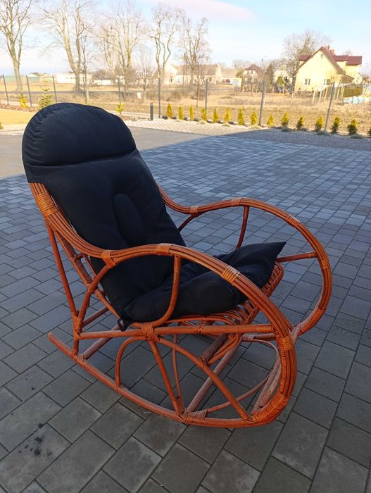 Fotel bujany - wiklinowy