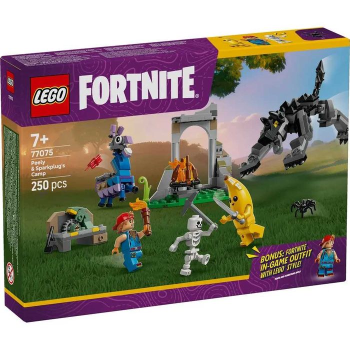 Конструктор LEGO Fortnite 77075 Табір Peely та Sparkplug