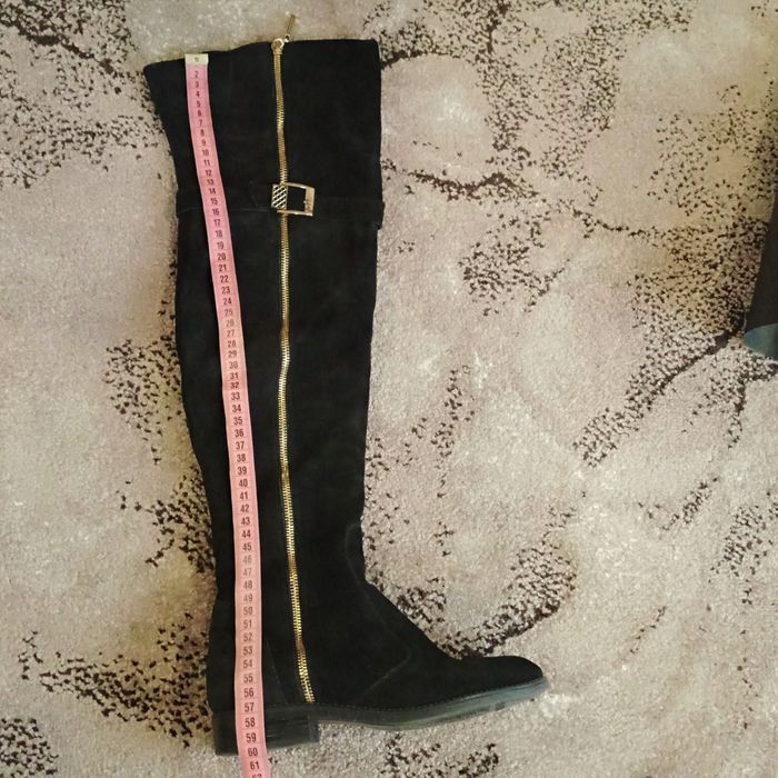 Ботфорди натуральна замша!!!