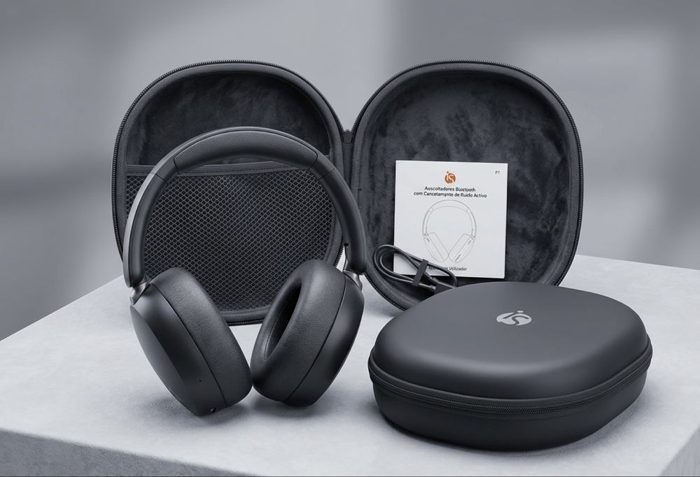 Auscultadores Bluetooth com Cancelamento de Ruído