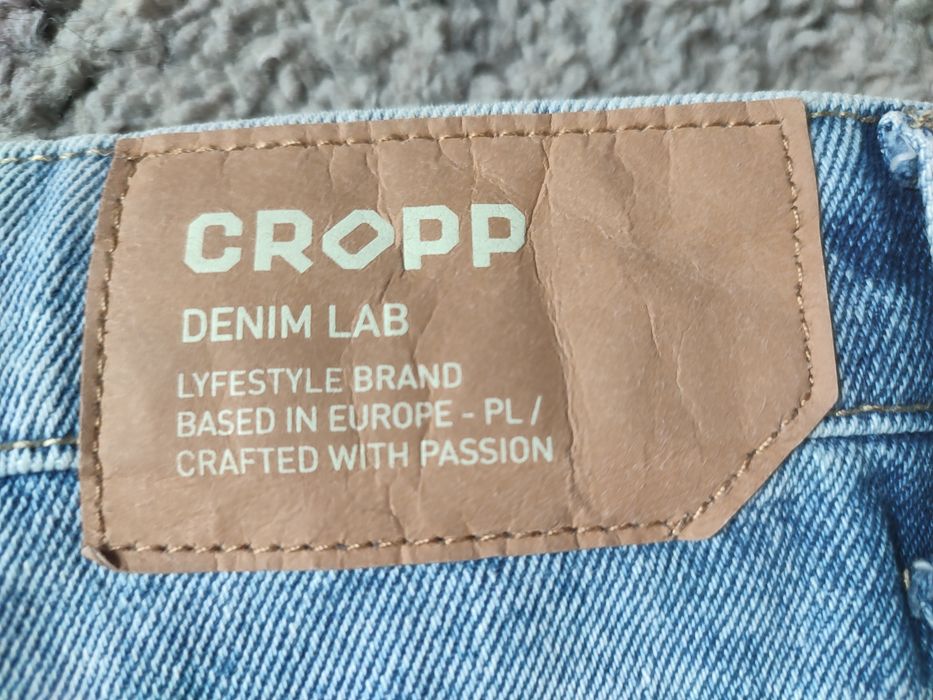Spodnie jeansy Cropp Denim Lab baggy W28/L30