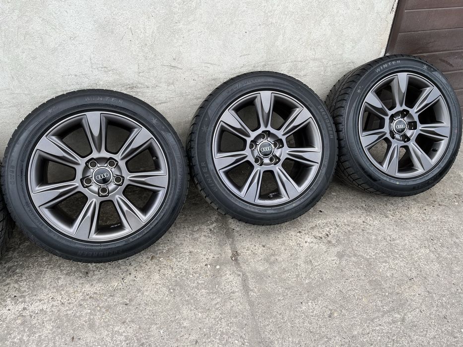 (317)Koła, Felgi 5x112 17” OEM Audi, A4, a5, a6, Grafit