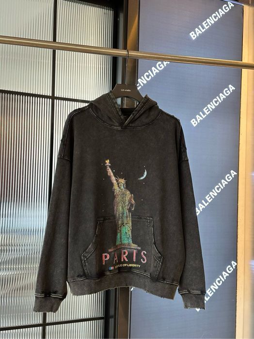 PRADA свитшот мужской черный класический реглан батник кофта