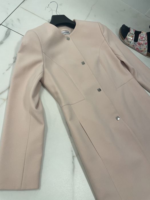 Plaszcz - pudrowy roz