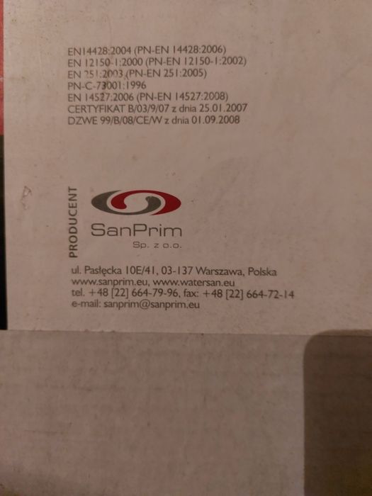 Kabina prysznicowa z brodzikiem