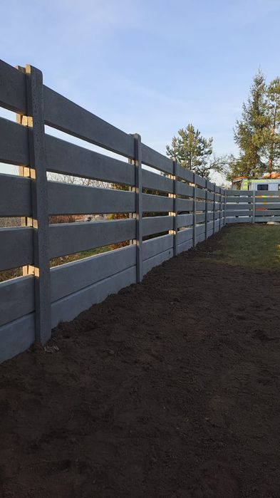 Ogrodzenia betonowe Płyty słupki