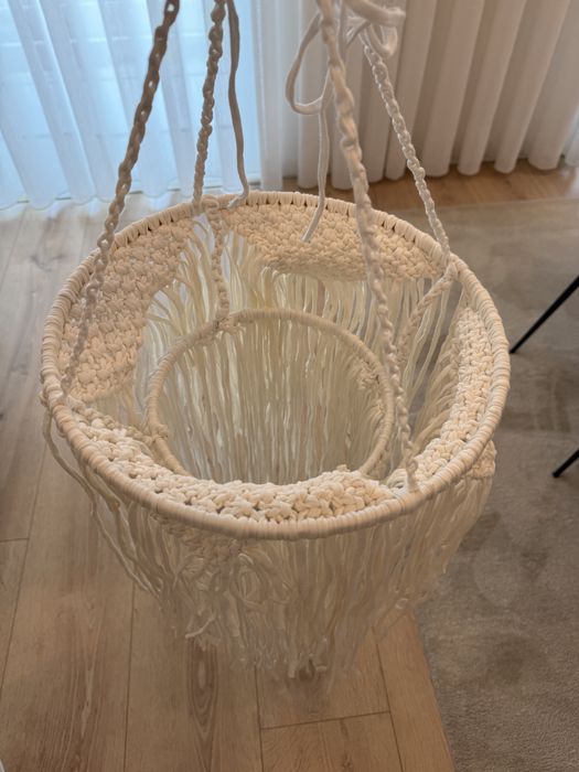 Duas medusas estilo macramé decorativas