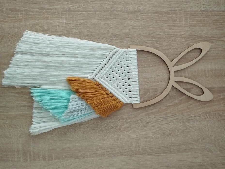 Makrama królik handmade
