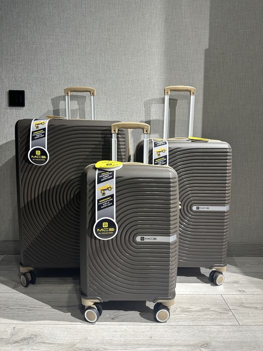 Валіза з поліпропілену MCS Ударостійка Туреччина Чемодан