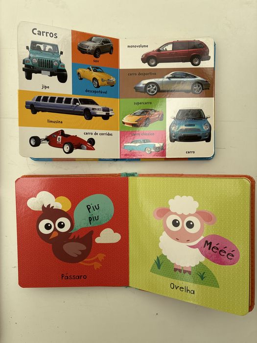 Livros bebe Pop-ups CUCU! Caes e Transportes