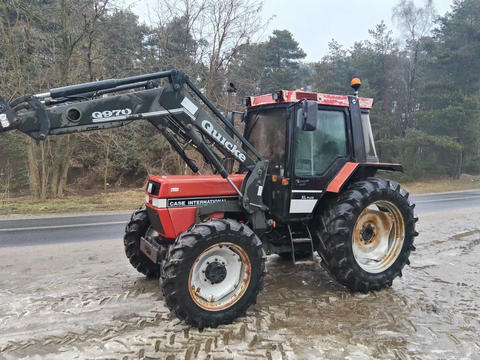 Ciagnik CASE 856XL PLUS z  Turem Quicke Q970 Likwidacja Gospodarstwa
