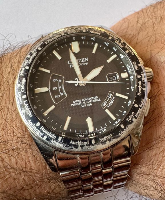 Годинник Citizen Ecodrive radio controlled, perpetual calendar