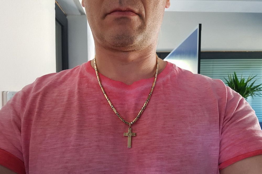 Złoty łańcuszek z żółtego złota 14k 585 Hammer cc047yw 60cm Katowice