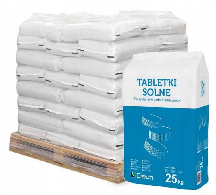 Sól do uzdatniania wody CIECH 25kg zmiękczacza wody tabletki solne