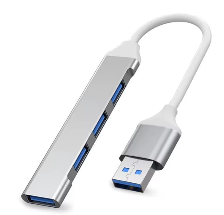 USB HUB 4в1 USB 3.0 | Разветвитель на 4 порта | Алюминиевый корпус | Высокая скорость