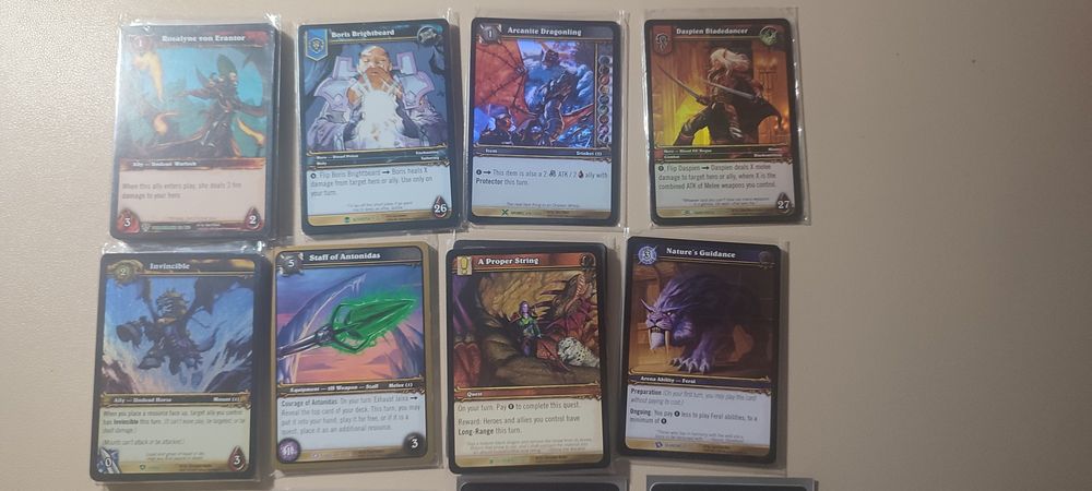 Conjunto cartas wow - Baixa de Preço!