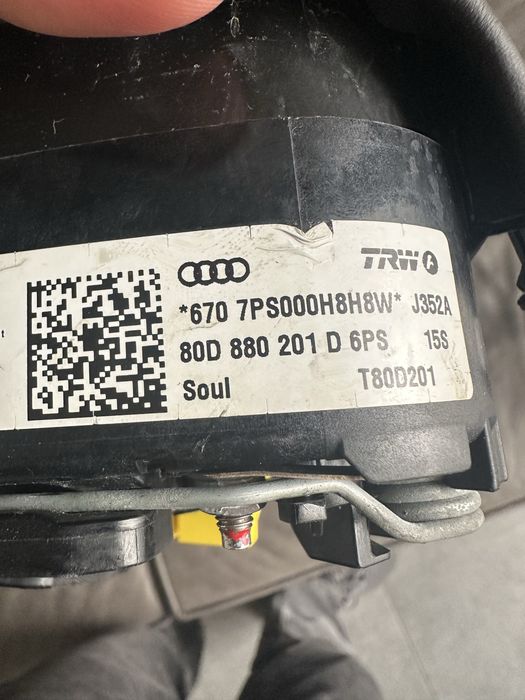 Спортивне карбонове кермо,підігрів KLR / HOD руль  Audi SQ3 SQ5 SQ7 SQ8 RSQ8