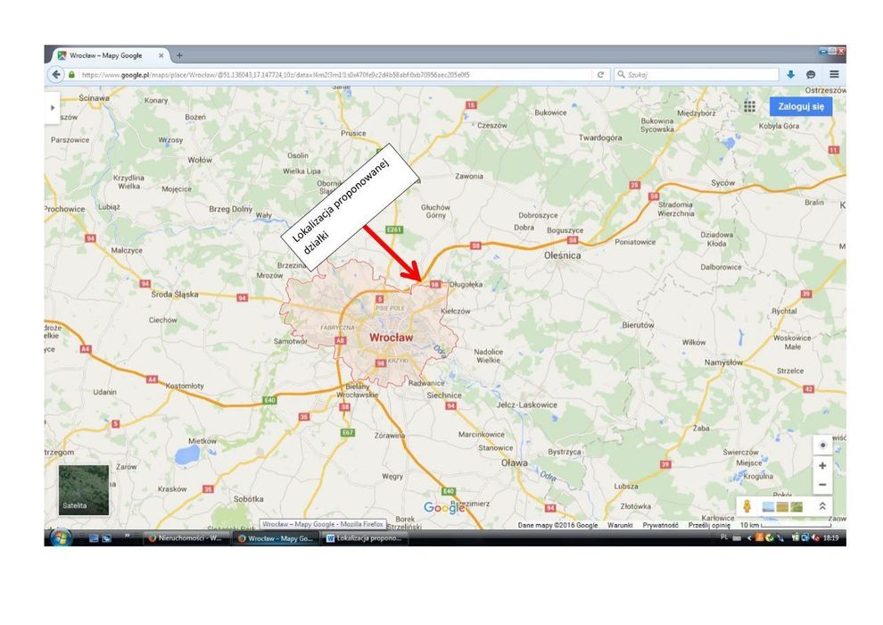 Wrocław - sprzedam działkę inwestycyjną 6,3 ha (63000 m²)
