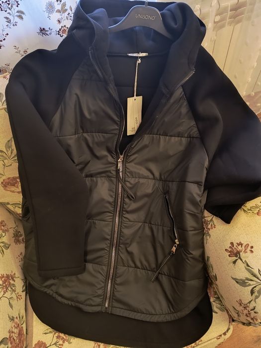 Kurtka przejściowa megi italy collection uniwersalna płaszcz z kapture