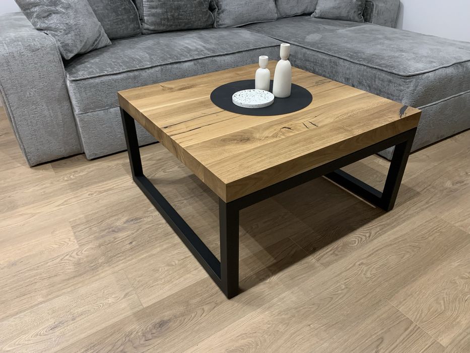 Stol stolik kawowy loft debowy