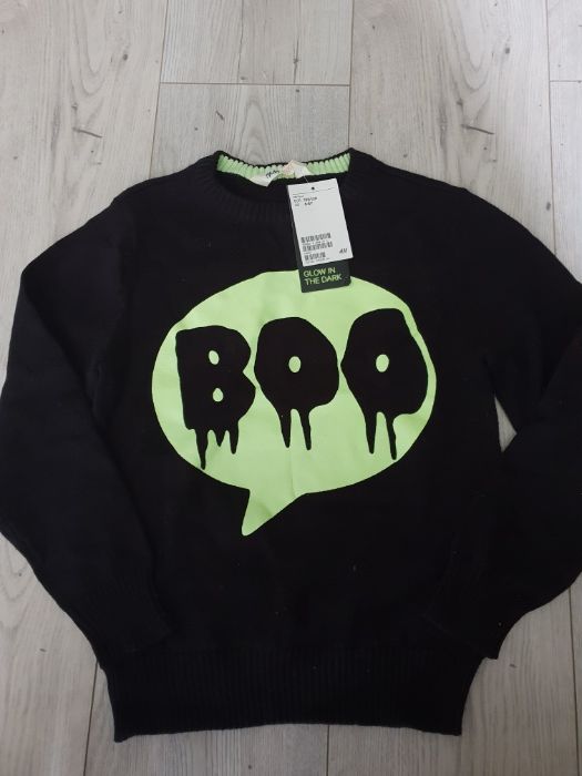Sweterek Boo H&M r.122/128 nowy