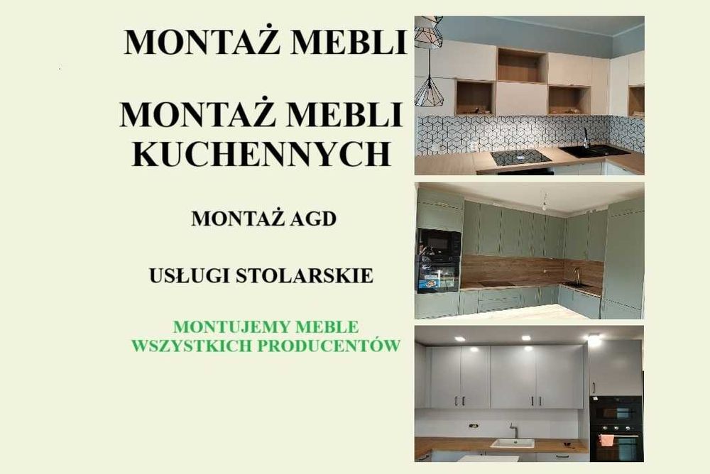 montaż mebli kuchennych - składanie mebli IKEA CASTORAMA LEROY OBI ...