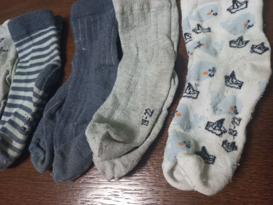 5 par - skarpetki niemowlęce r. 19-22