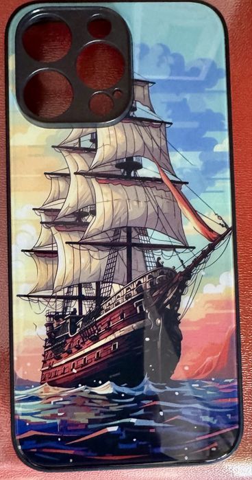 Чехол для Iphone 15 pro max из закаленного стекла