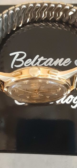 złoty 18k zegarek - chronograf - piękny stan