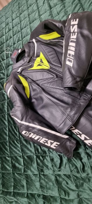 Dainese 2pcs kombinezon fluo R52 kombinezon motocyklowy dwuczęściowy