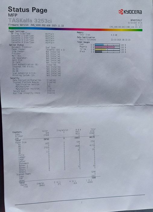 KYOCERA TASKALFA  3253ci / 4053ci