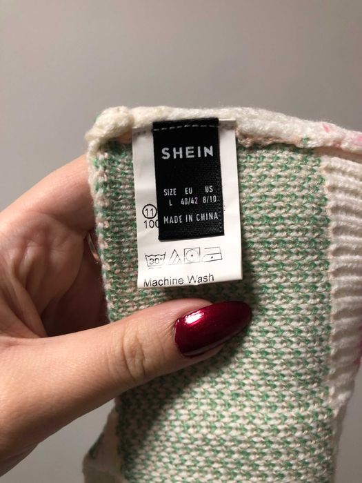 Top w brzoskwinie Shein