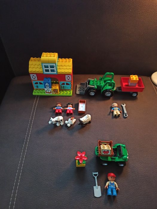 Lego duplo 10617 farma 4687 traktor 5645 quad farmera Chełm •