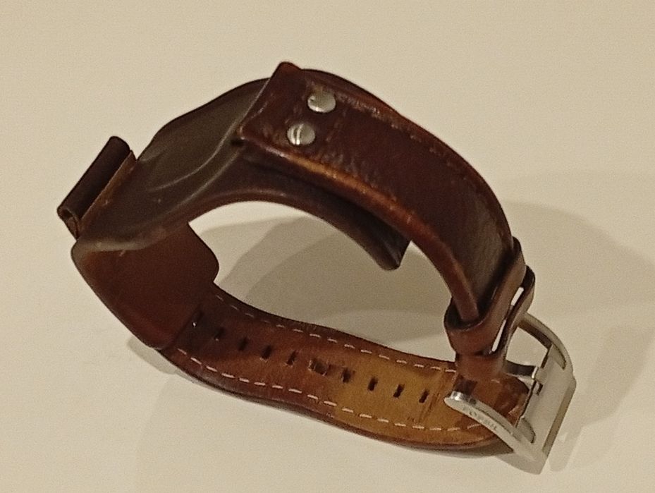 Bracelete "Fossil" couro