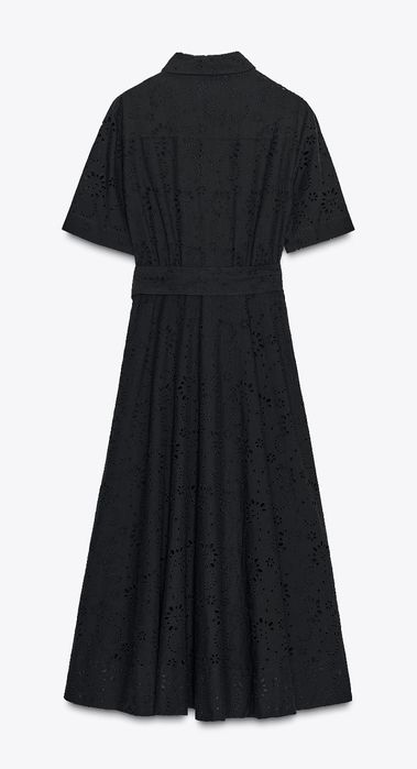 Sukienka midi Zara czarna