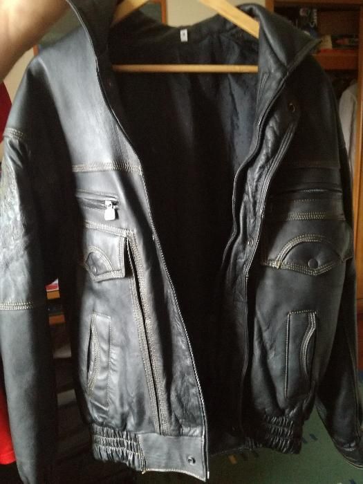 Blusão em pele Diesel NOVO