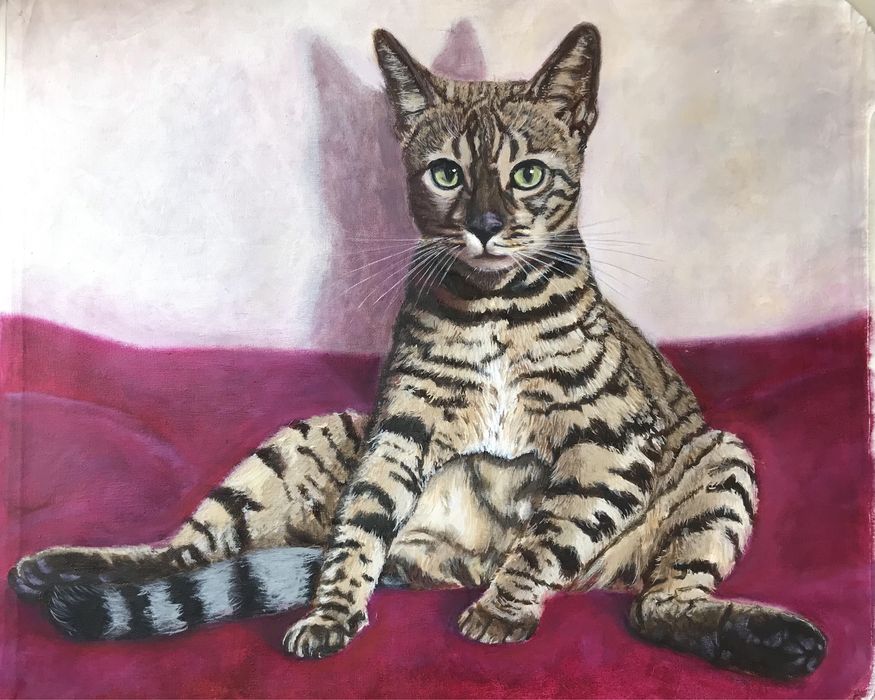 Картины в технике сухая кисть