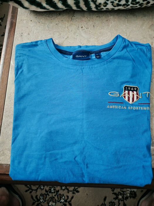 T-shirt GANT Azul - Tamanho S (Impecável)