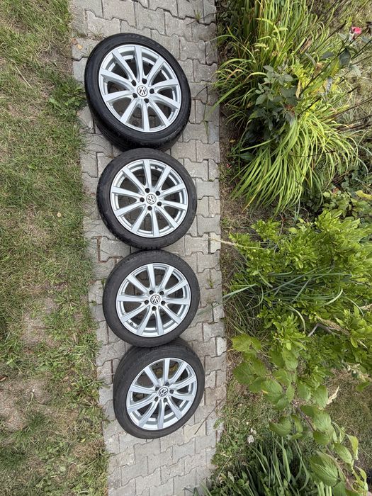 Felgi aluminiowe 5x112 17 cali z oponami letnimi