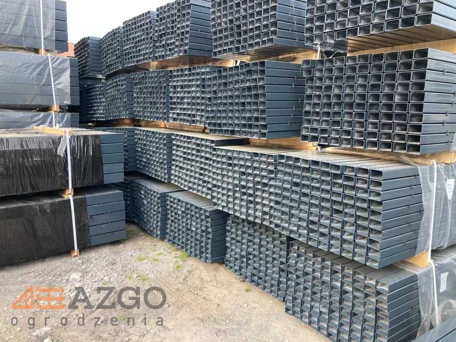 Najtańszy słupek do siatki paneli 6x4 60x40x1,2 2m 2,3m 2,5m 6x4 profi