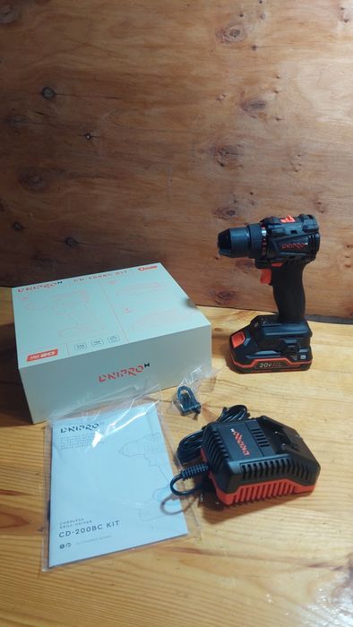 Шуруповерт Dnipro-M CD 200BC KIT без АКБ та ЗП