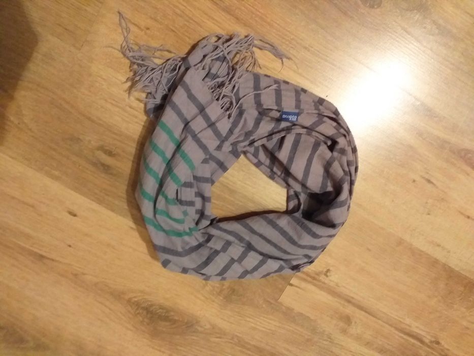 Apaszka / chusta H&M szara w paski