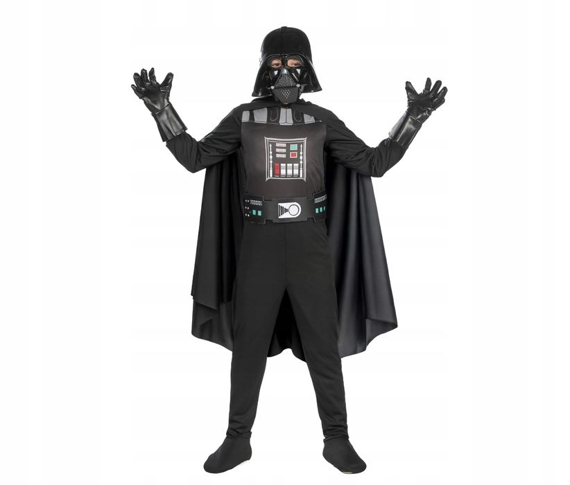 Strój Darth Vadera Lord Vader Star Wars 134-140cm Maska Licencja