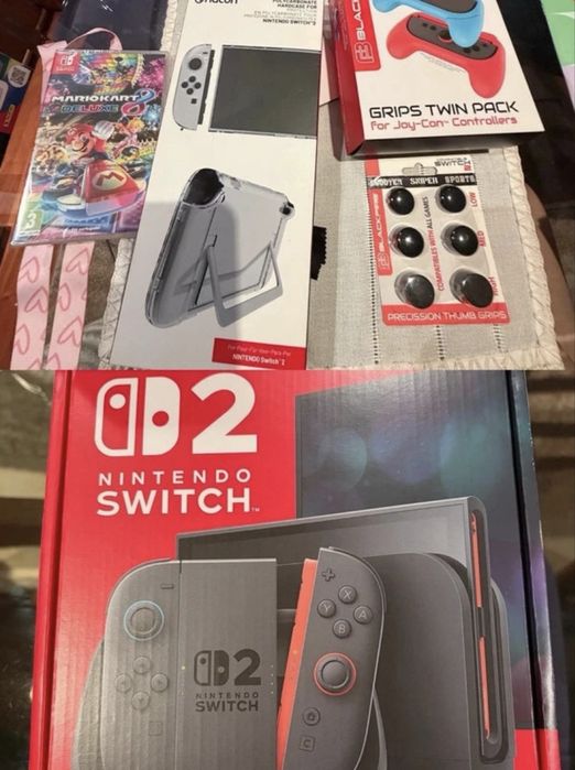 Nintendo Switch 2 Versão Bateria Removível + Mario Kart 8 Deluxe